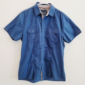 Drill Clothing Short Sleeve Button Down Shirt XL